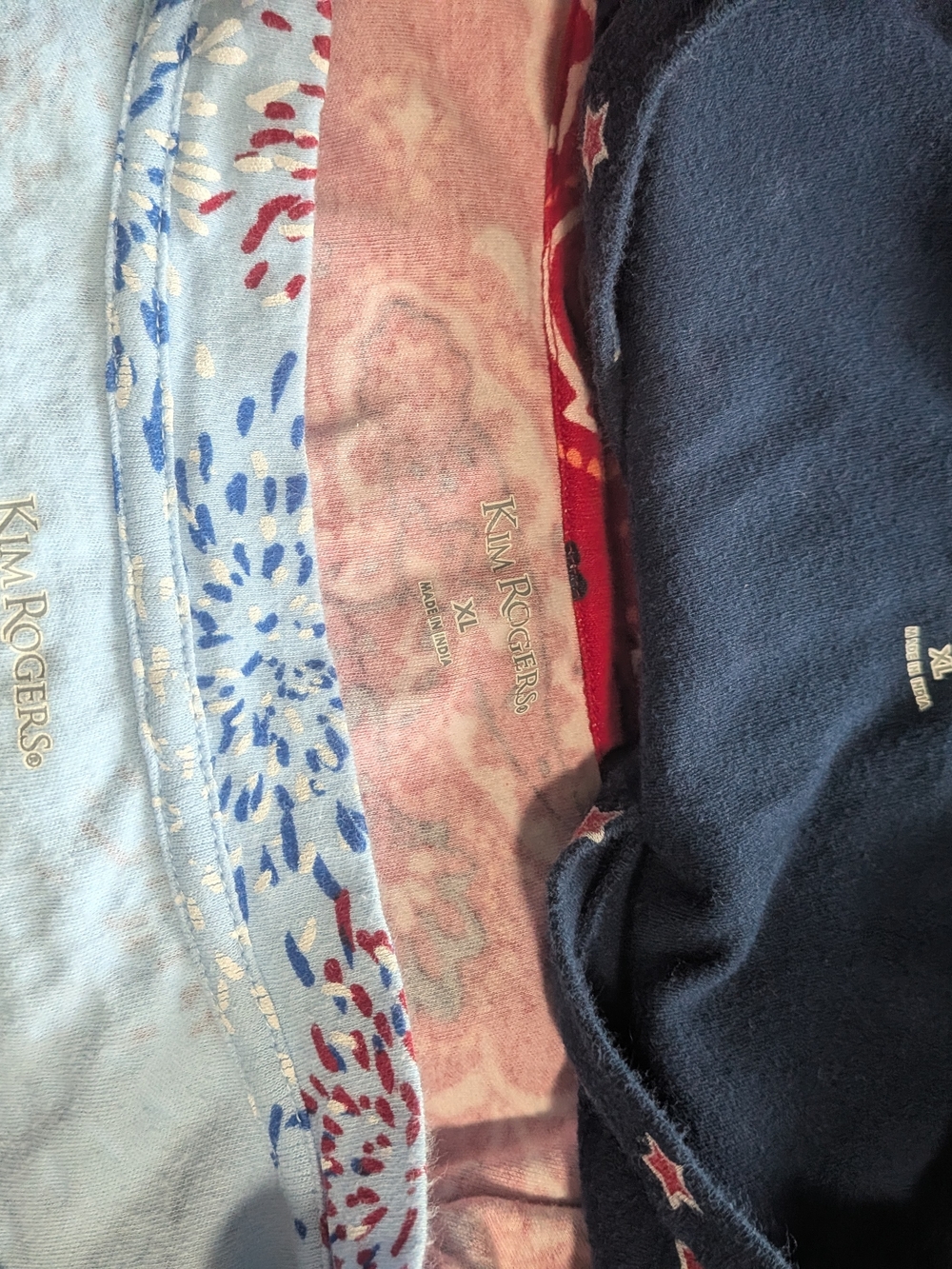 Kim Rogers Cotton Dress Bundle Of 3 Women's Size XL 4th Of July, Summer, Holiday - Picture 9 of 10